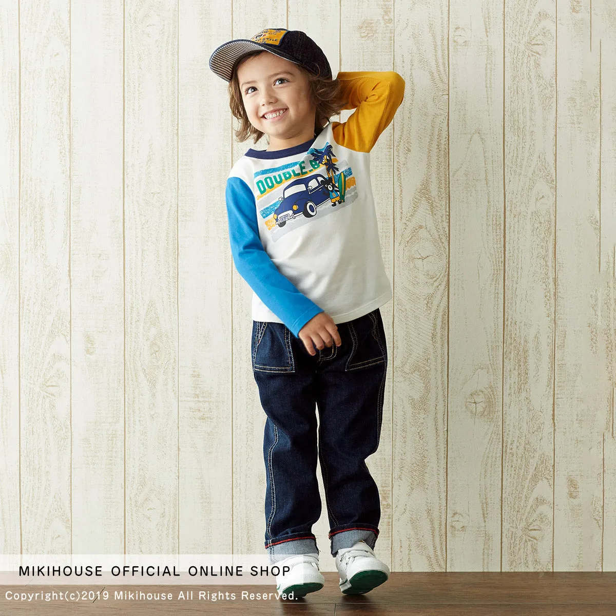 DOUBLE B Summer Vacation Long Sleeve Tee