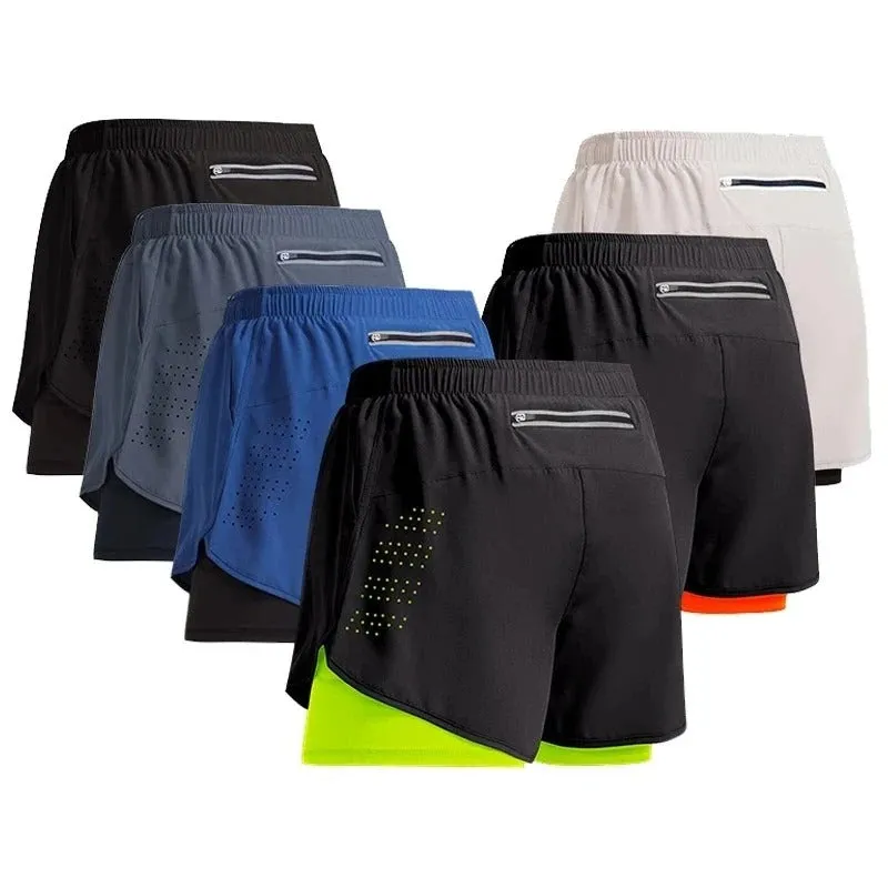 Double Layer Tennis Shorts