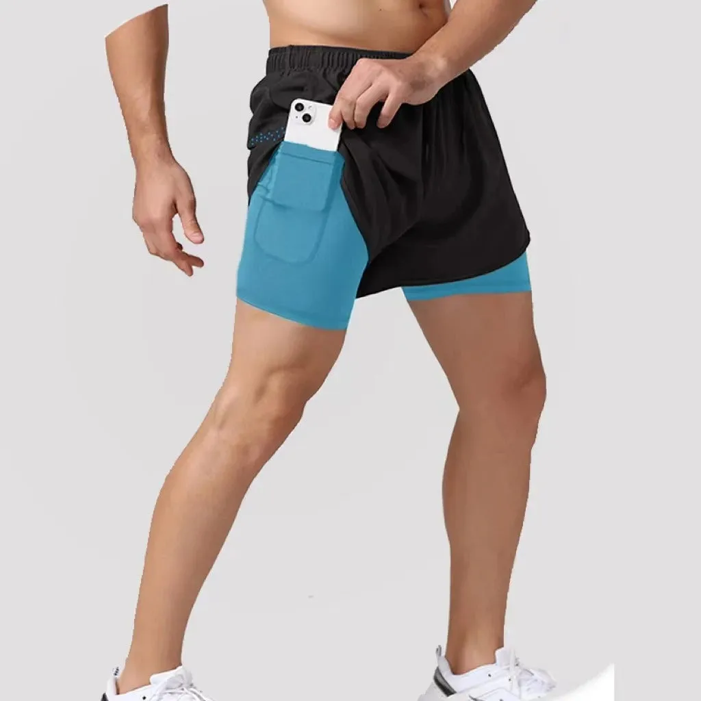 Double Layer Tennis Shorts