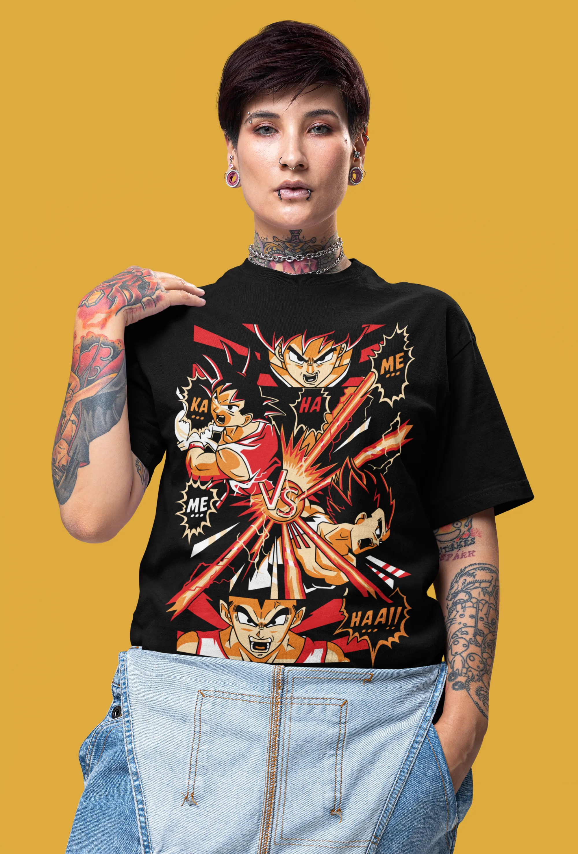 DRAGONBALL - Terry Oversized Tshirt women