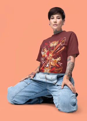 DRAGONBALL - Terry Oversized Tshirt women