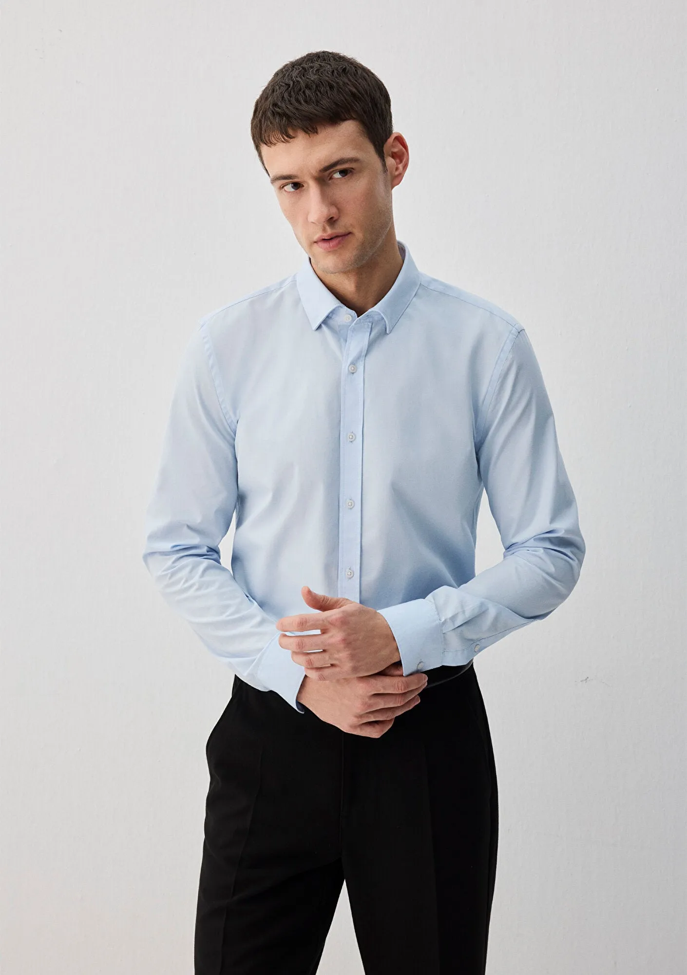 Easy Care Blue Shirt