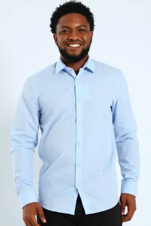 Easy Care Long Sleeve Shirt - Light Blue