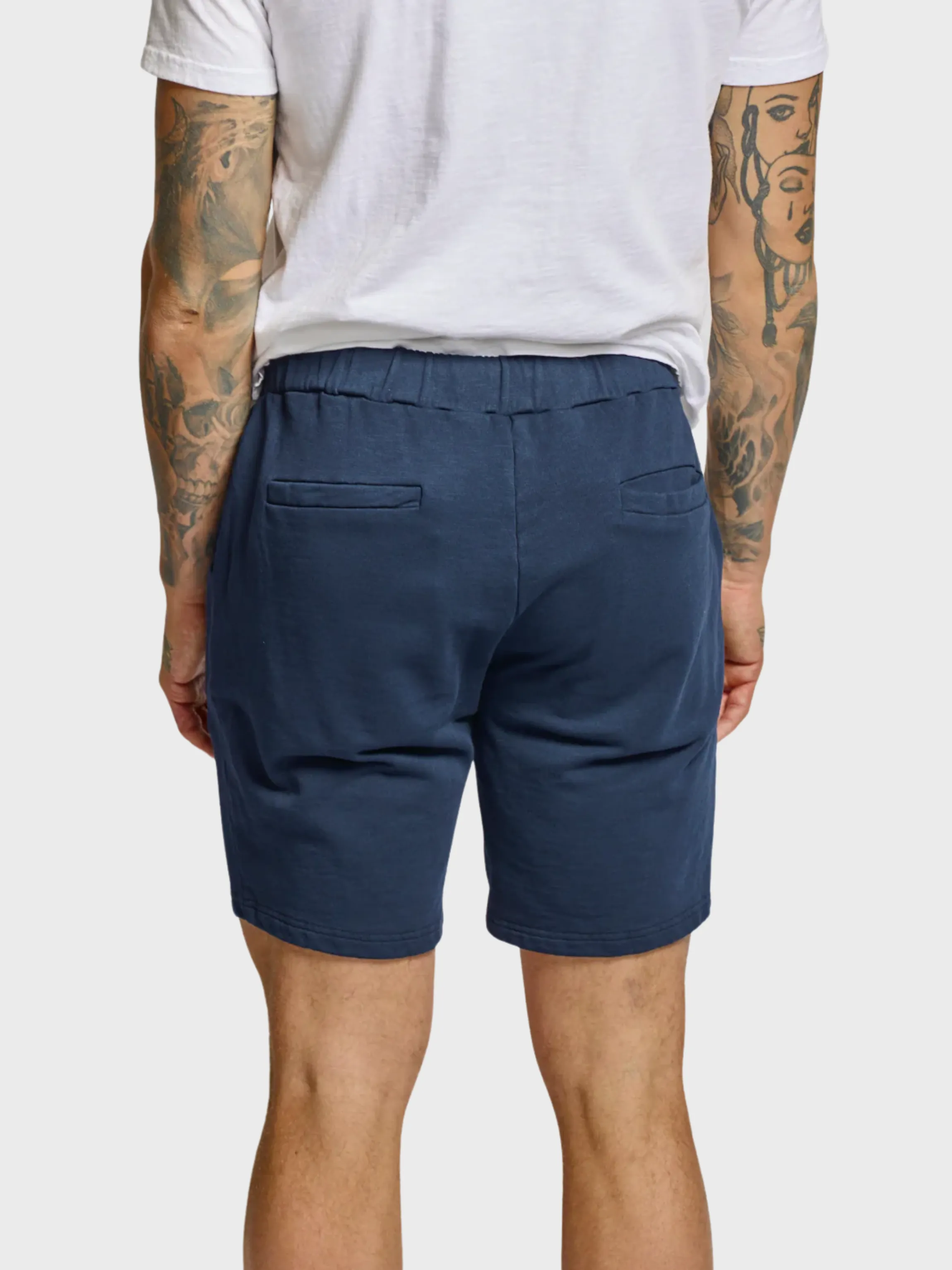 Easy Mondays Slub Cotton Sweatshort Navy