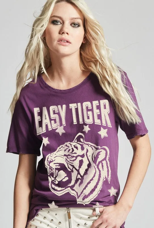 EASY TIGER Boyfriend Tee, Recycled Karma