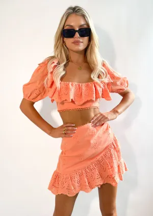 Elara Skort - Coral