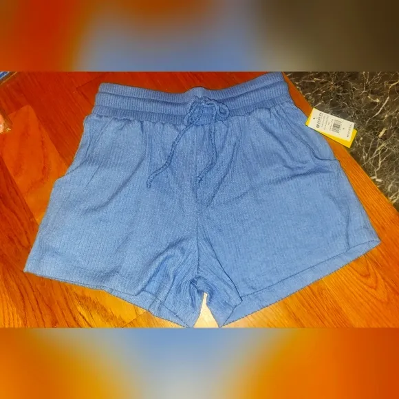 EleVen by Venus Williams Blue Razzle Dazzle Tennis Shorts NWT