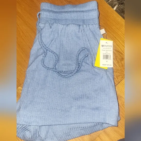EleVen by Venus Williams Blue Razzle Dazzle Tennis Shorts NWT