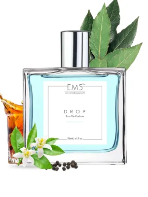 EM5™ Drop Perfume EDP Spray for Men | Amber Spicy Whisky Fragrance Accords | Luxury Gift for Him | Variants Available: 50 ml Spray / 15 ml Spray