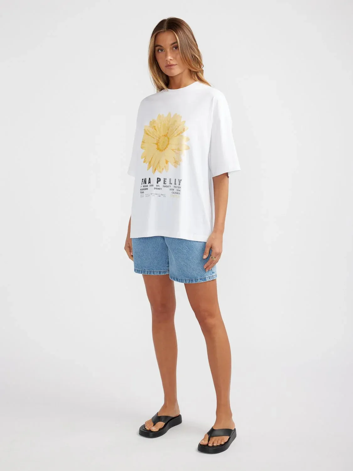Ena Pelly Flora Tee - White