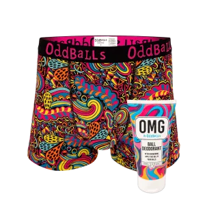 Enchanted - Mens Boxer Shorts & Ball Deodorant Bundle