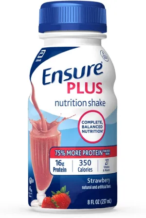 Ensure Plus Strawberry Cream 8oz