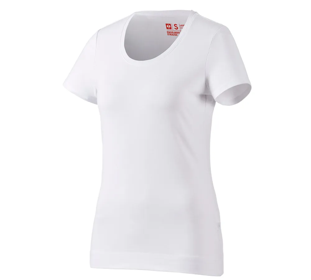 e.s. ženska kratka majica cotton stretch