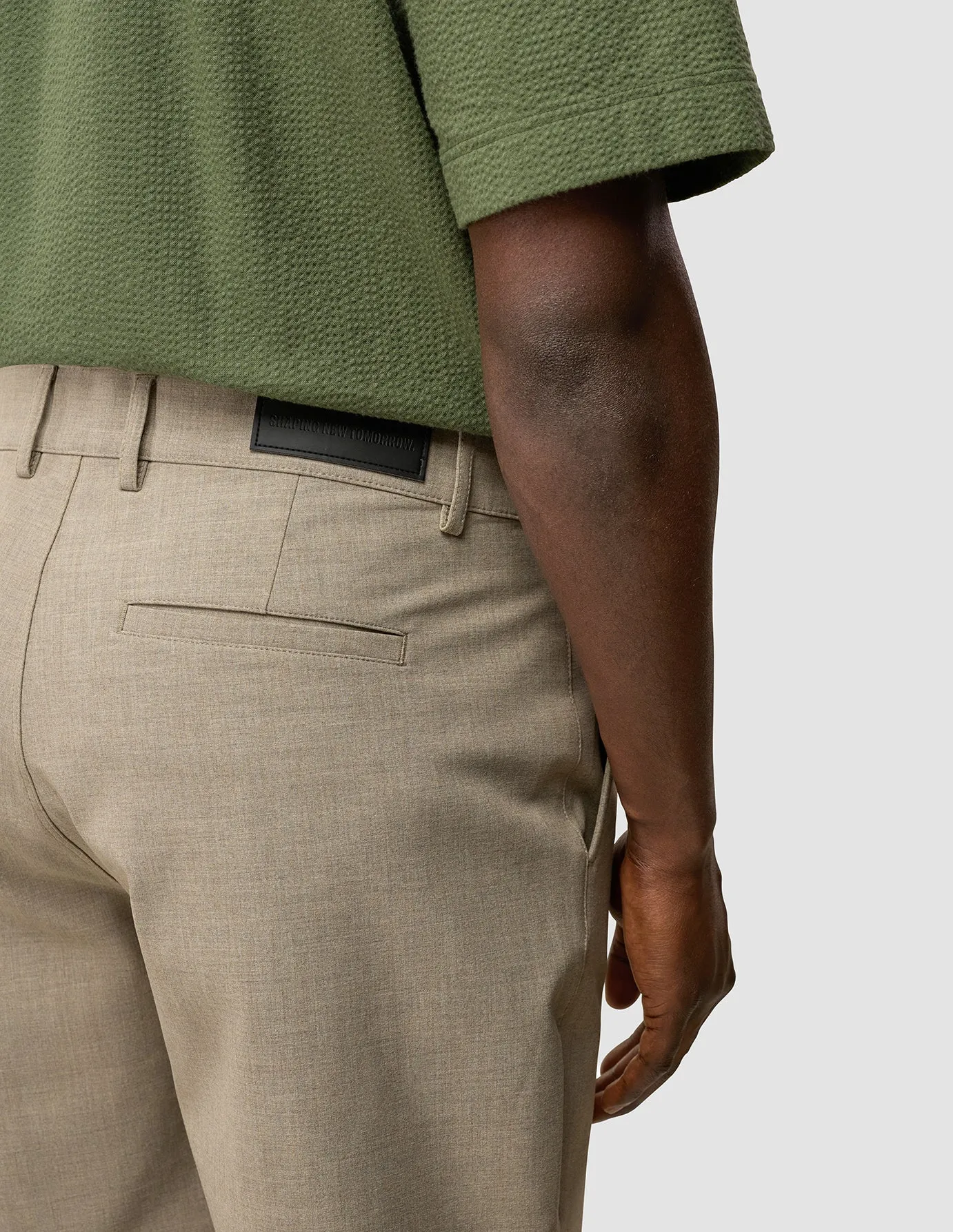Essential Shorts Beige Melange