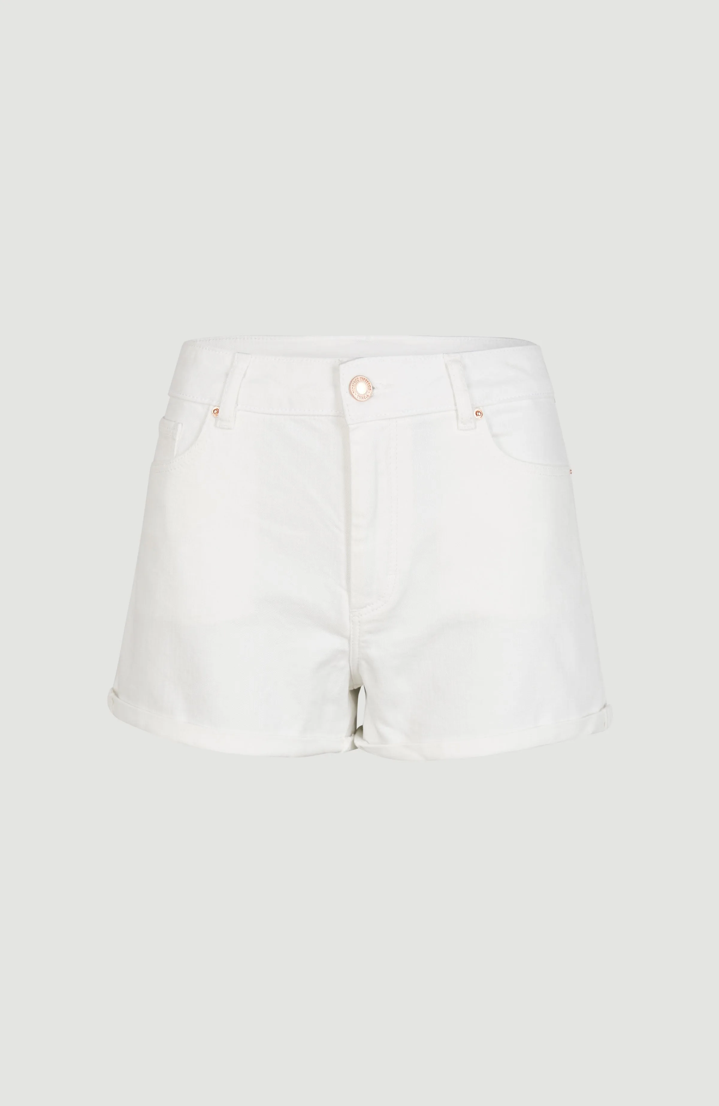 Essential Stretch 5 Pkt Shorts | Snow White