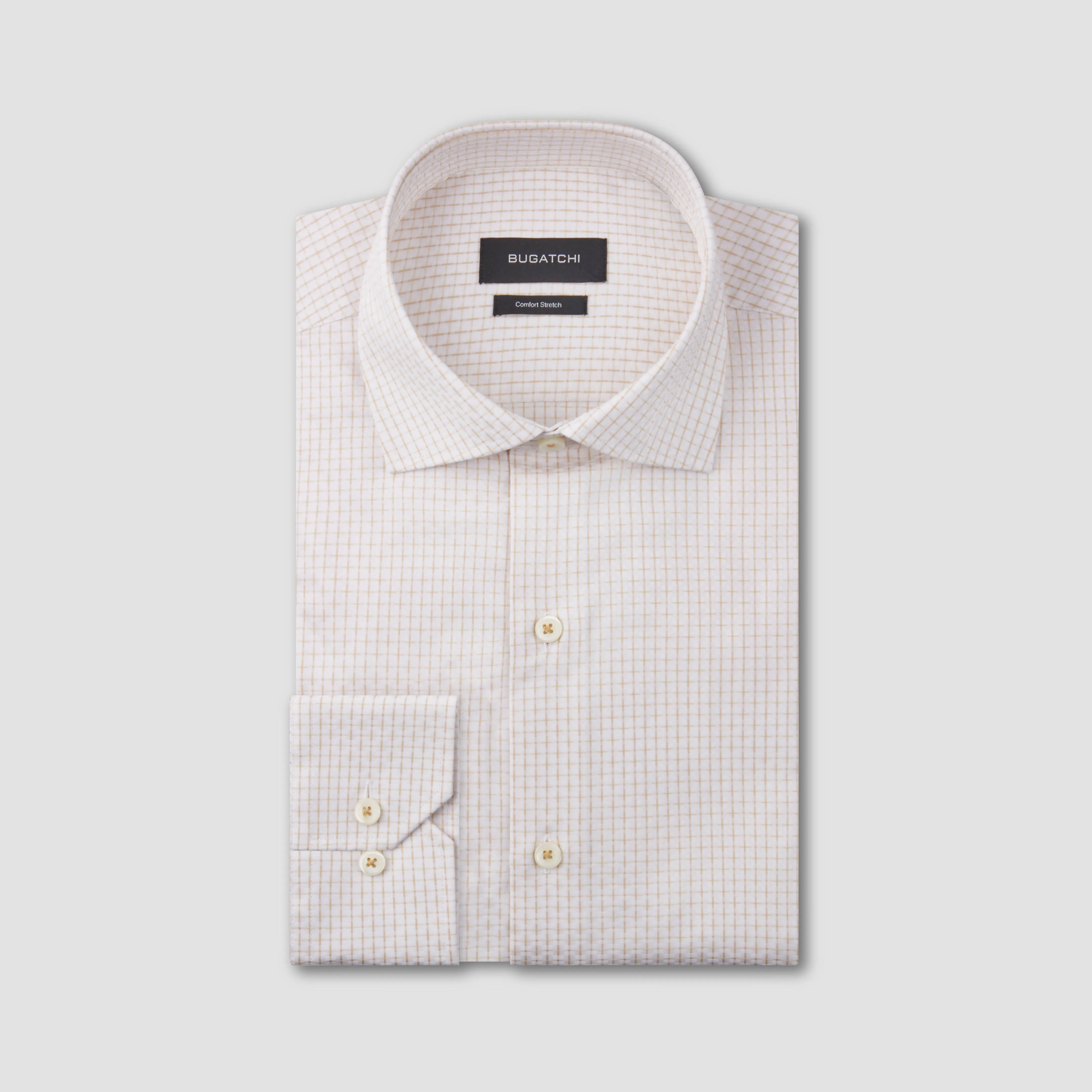 Ethan Graph Check Jacquard Dress Shirt