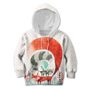 Family Fox Custom Cosplay Kid Hoodie