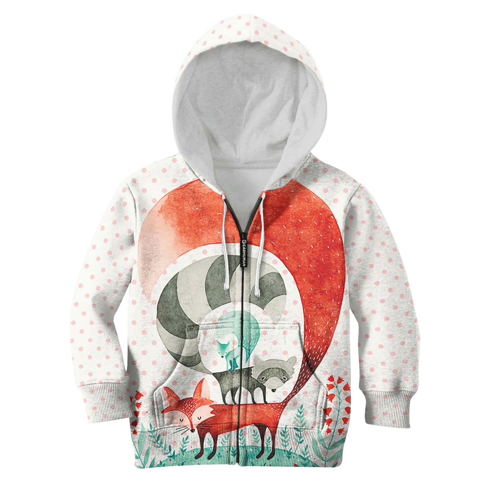 Family Fox Custom Cosplay Kid Hoodie
