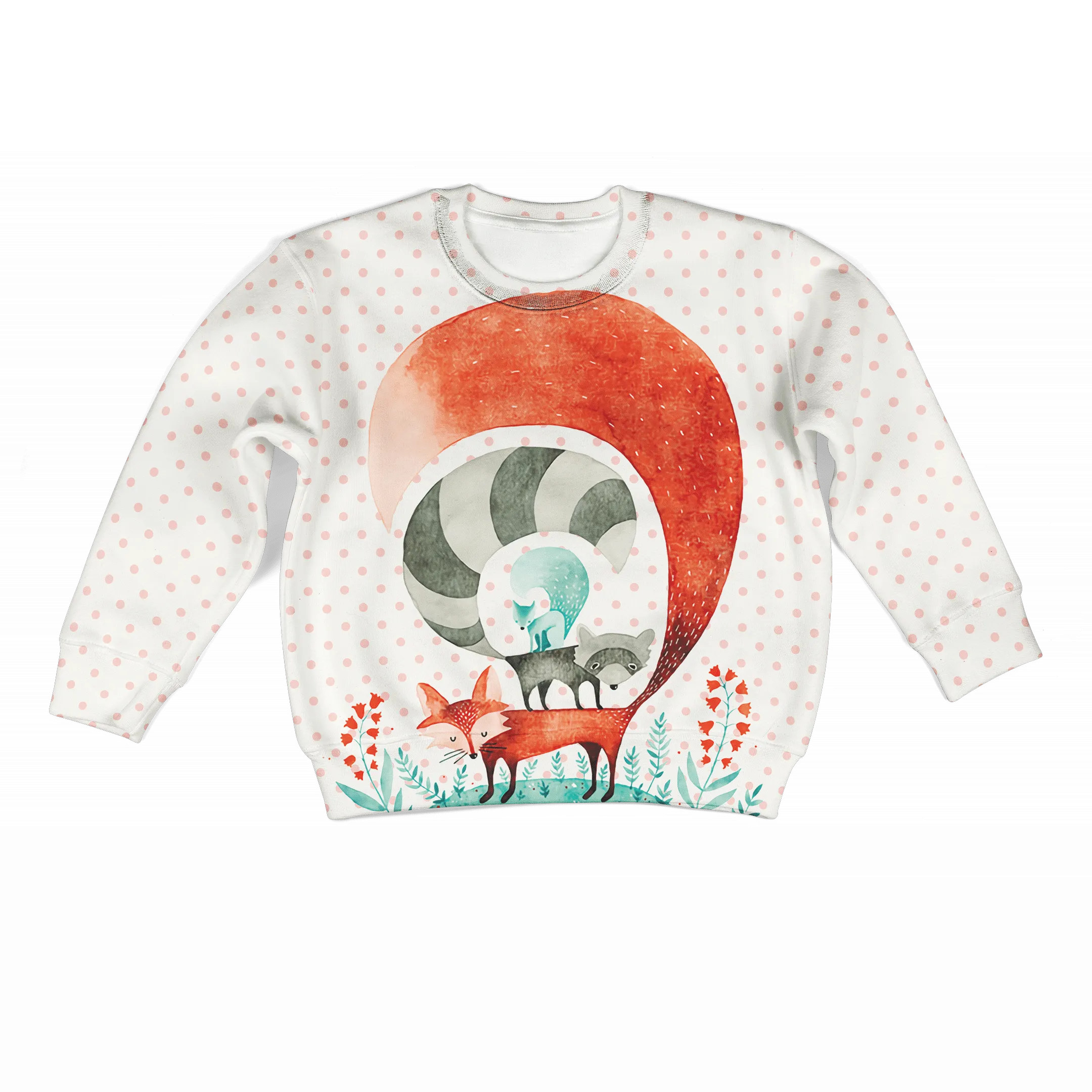 Family Fox Custom Cosplay Kid Hoodie