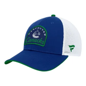 Fanatics Fundamental Structured Trucker Hat - Vancouver Canucks
