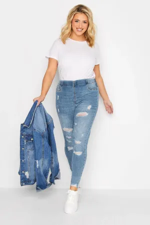 Fashionomics Distressed Jeans Plus Size