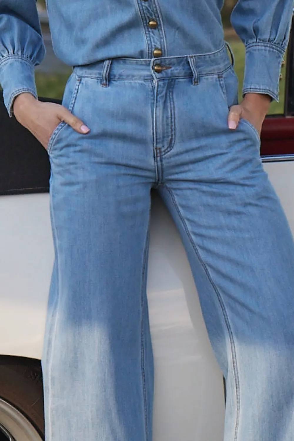 Flint Jean LIGHT WASHED DENIM