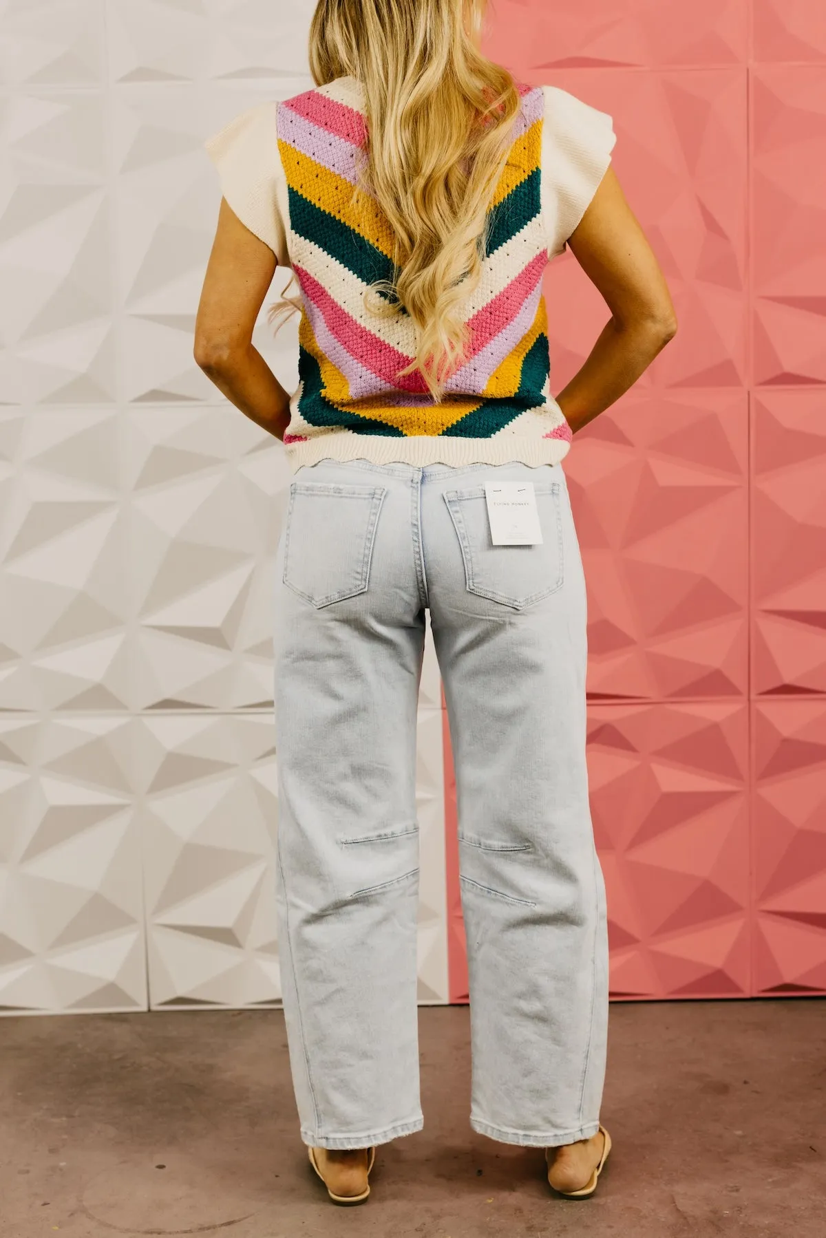 Flying Monkey Denim | The Brea Seamed High Rise Barrel Denim