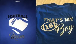 Football Mom T-shirt SVG Image File Download