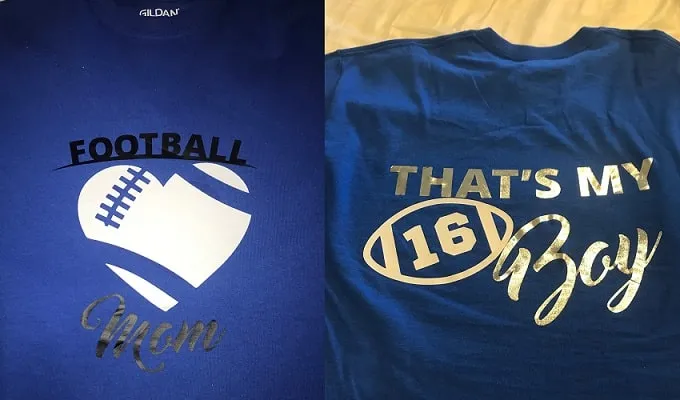 Football Mom T-shirt SVG Image File Download