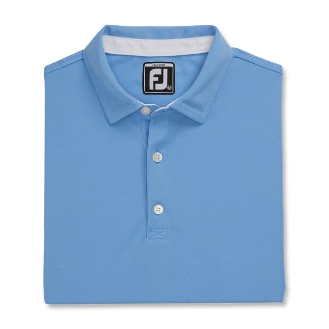 FootJoy Boy's Solid Pique Self Collar