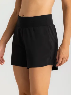 Free Fly Women's Bamboo-Lined Active Breeze Skort – 15" in Black