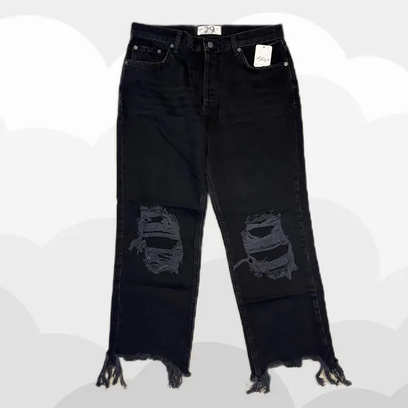 Free People - Maggie Mid Rise Straight Jean
