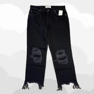 Free People - Maggie Mid Rise Straight Jean
