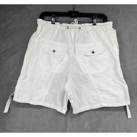 Free People Moon Bay Parachute Shorts Size Small Optic White