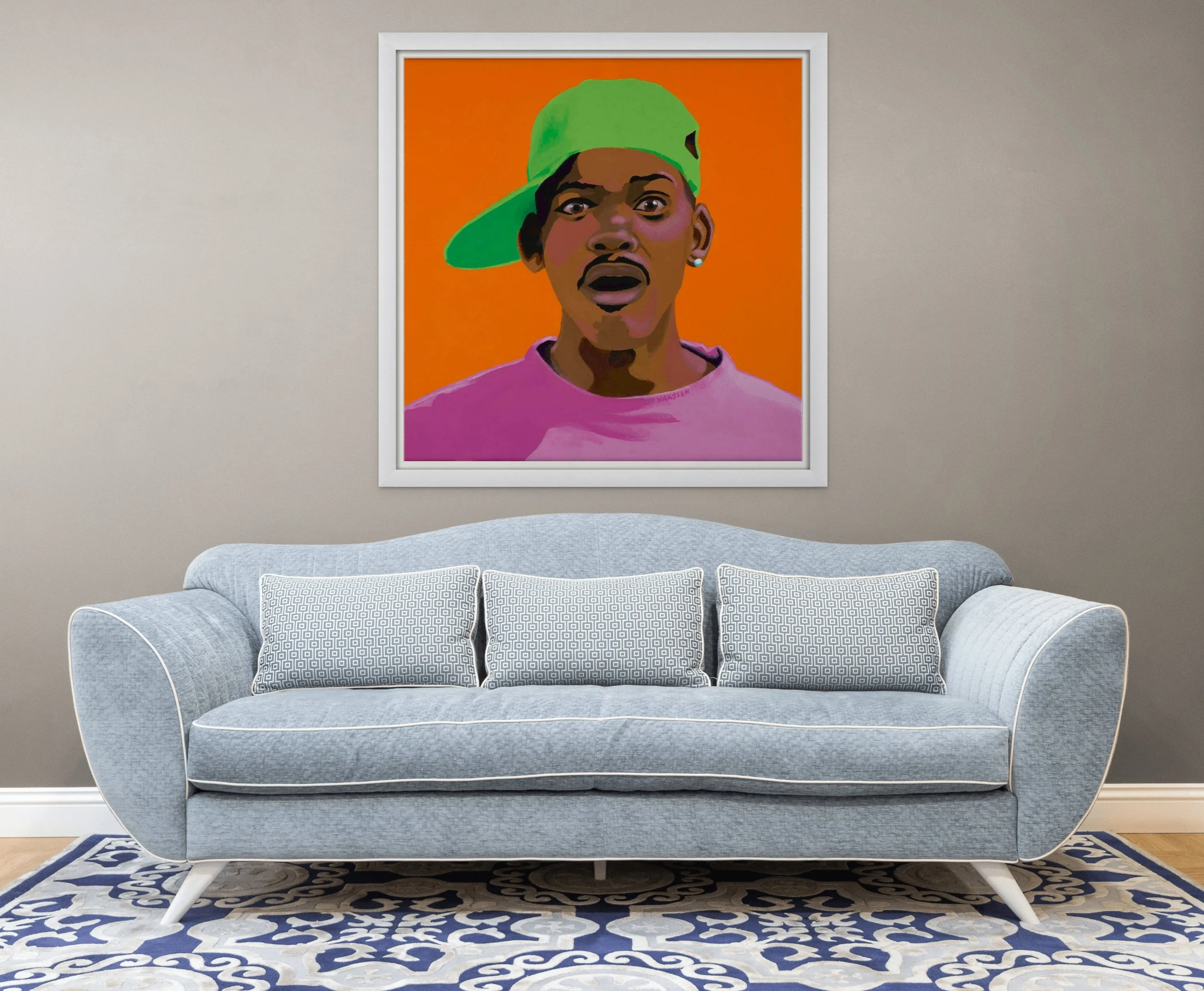 FRESHHH - Fresh Prince of Bel Air portrait art - Limited Edition Giclee Art Prints - Vakseen Art