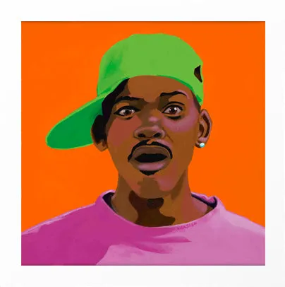 FRESHHH - Fresh Prince of Bel Air portrait art - Limited Edition Giclee Art Prints - Vakseen Art