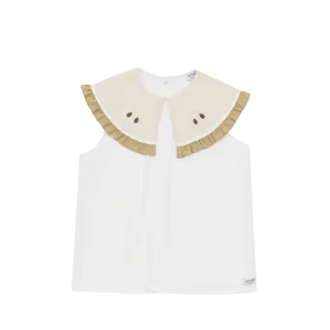 Frutas Blouse | Pear | Crispy White