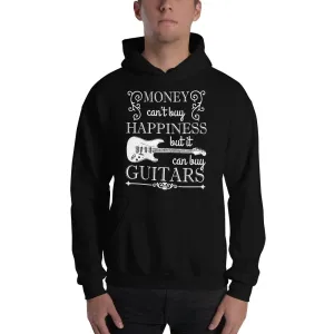 Funny Guitar Hoodie "Money Can't Buy Happiness, but..." by Axe Dr. Apparel