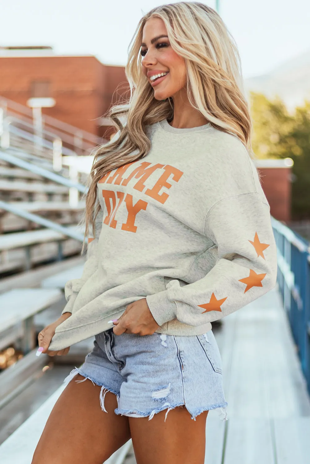 Game Day Sport Rugby Season Sweatshirt