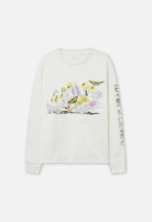 Garden LS University Tee / Salt
