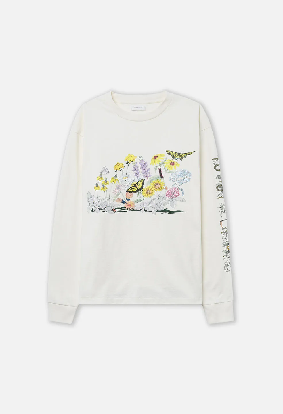 Garden LS University Tee / Salt