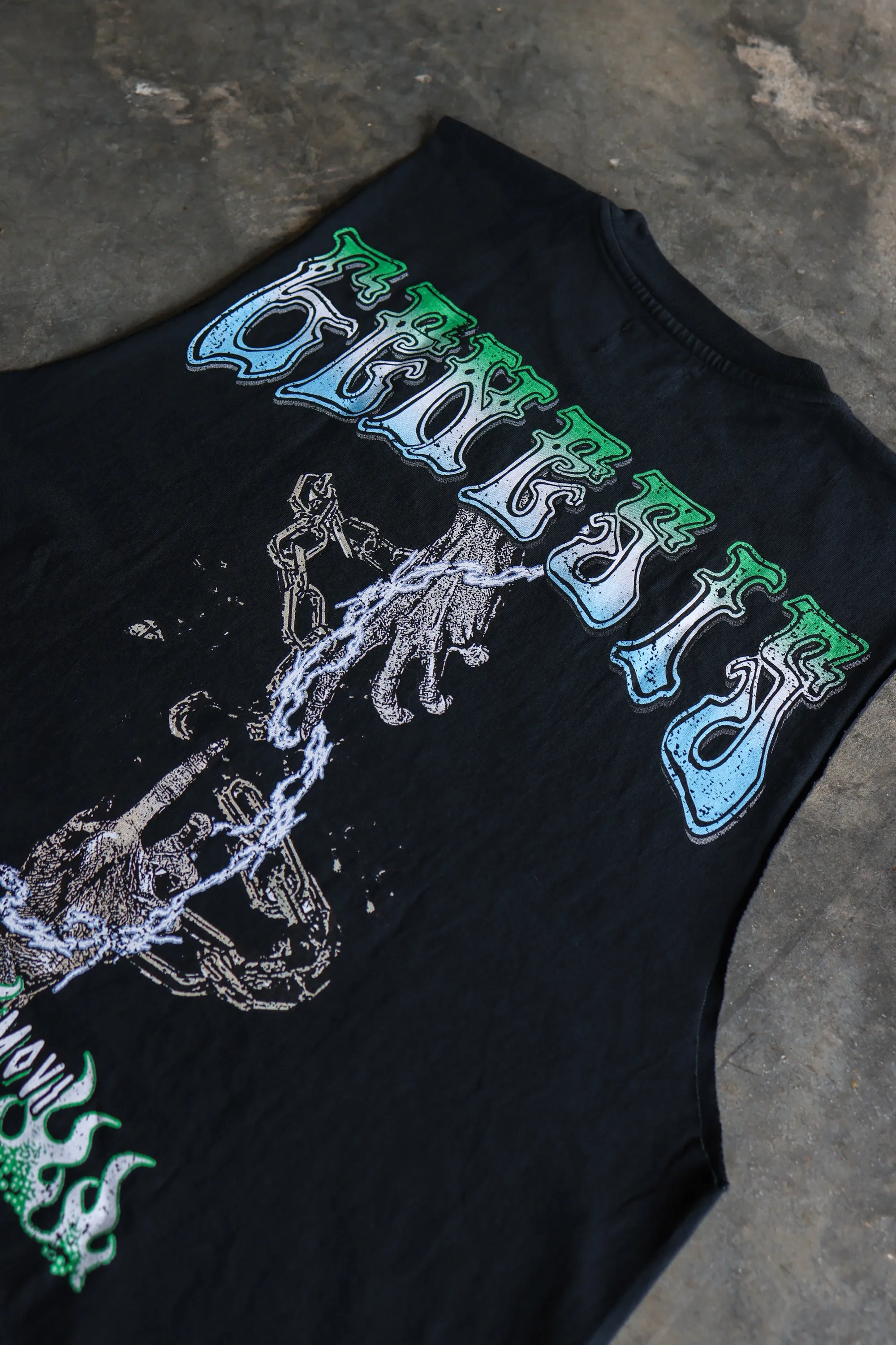 GENESIS RISING CUT-OFF - WASHED BLACK