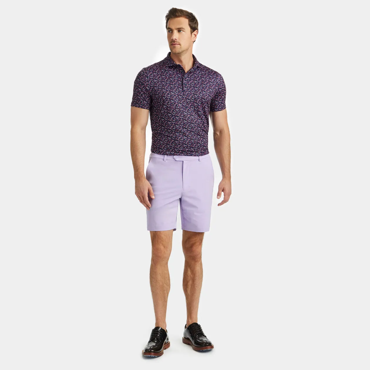 G/FORE MENS MAVERICK 4-WAY STRETCH SHORT - AURA
