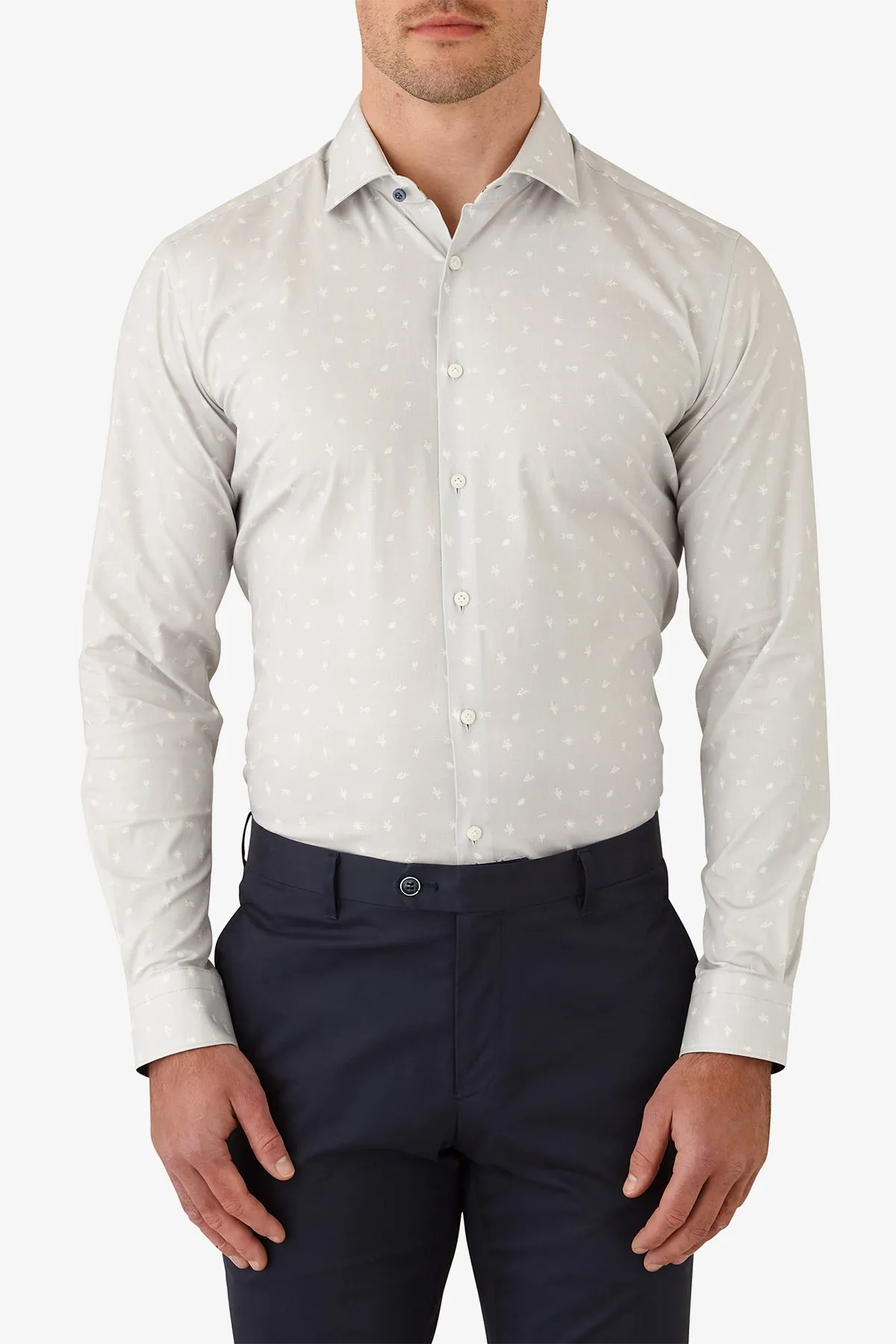 Gibson | Motion Cut Out Ditsy Shirt
