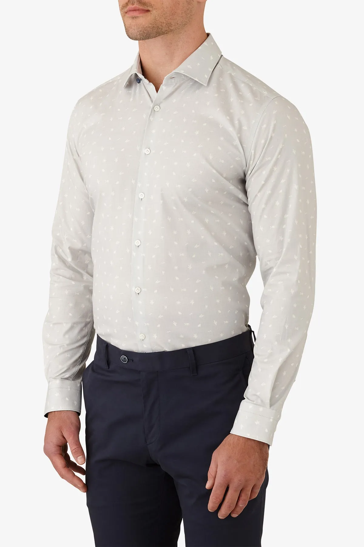 Gibson | Motion Cut Out Ditsy Shirt