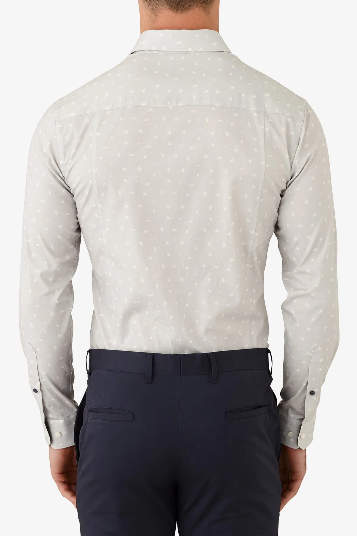 Gibson | Motion Cut Out Ditsy Shirt