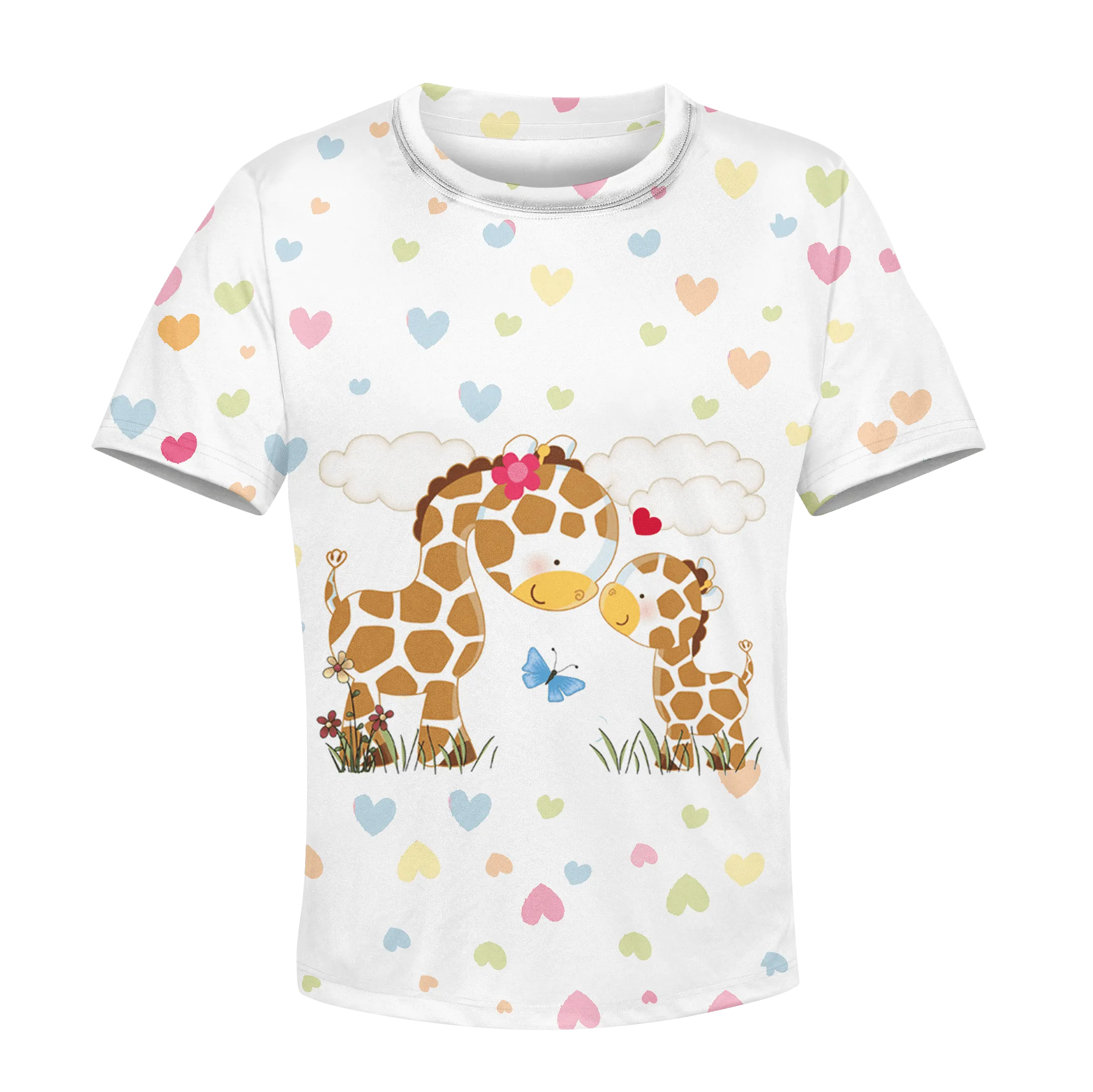 Giraffe And Her Kid Custom Cosplay Hoodies Apparel