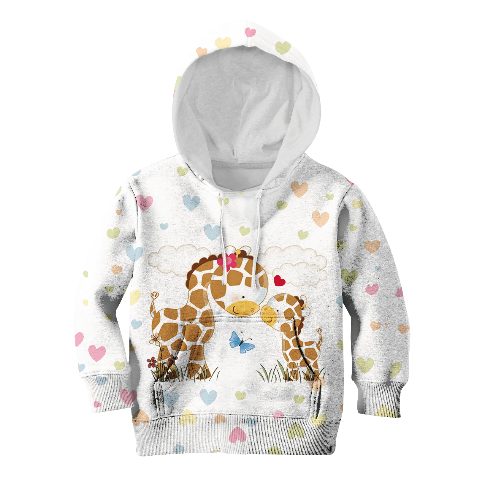 Giraffe And Her Kid Custom Cosplay Hoodies Apparel