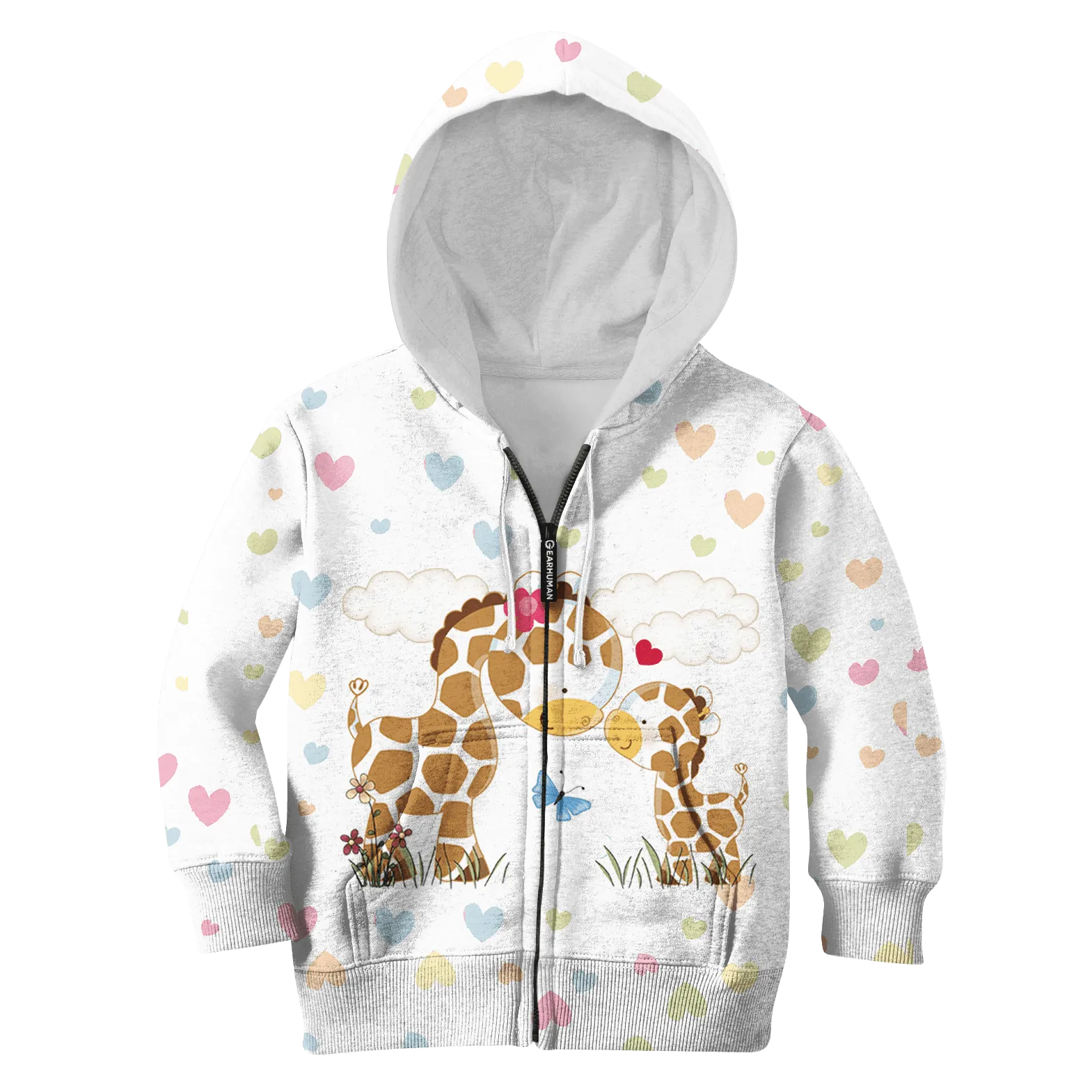 Giraffe And Her Kid Custom Cosplay Hoodies Apparel