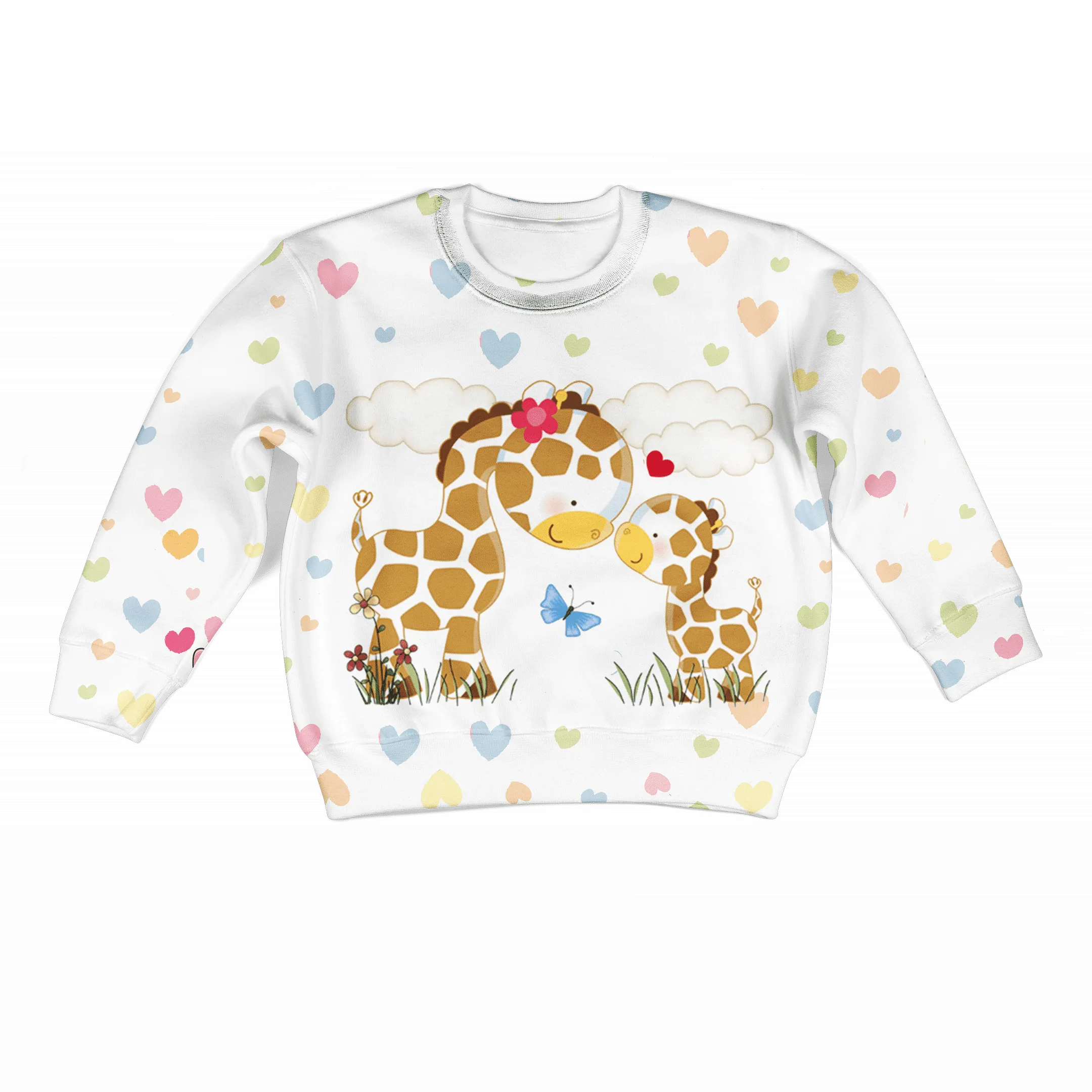 Giraffe And Her Kid Custom Cosplay Hoodies Apparel